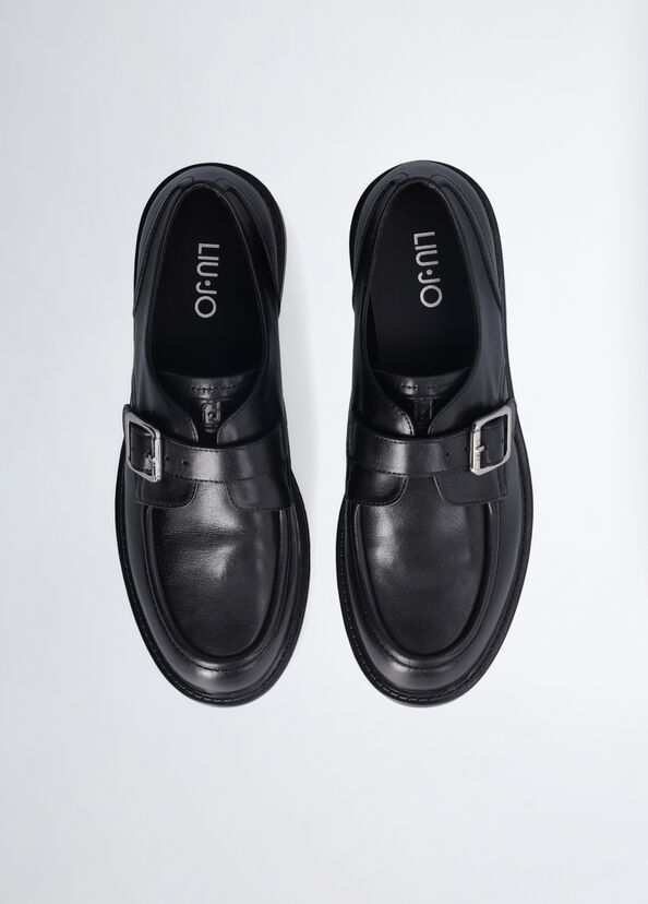 Liu Jo Scarpe In Pelle Con Fibbia