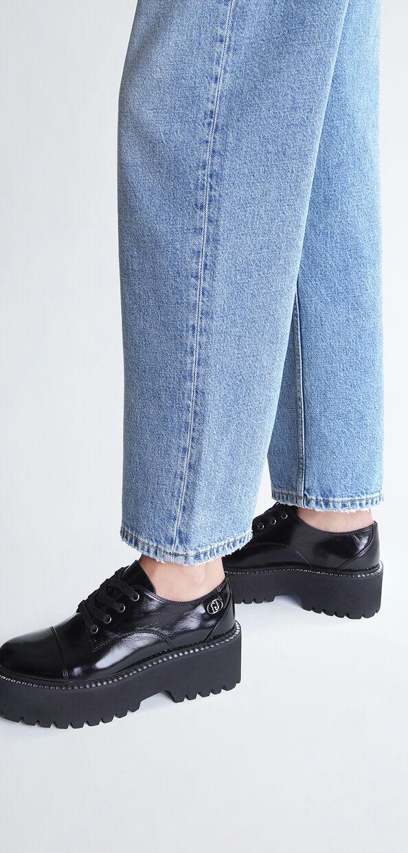 Liu Jo Scarpe platform nere in vernice