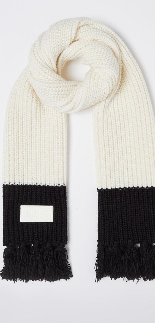 Liu Jo Sciarpa in maglia con frange