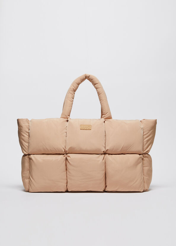 Liu Jo Shopping Bag In Nylon Trapuntato