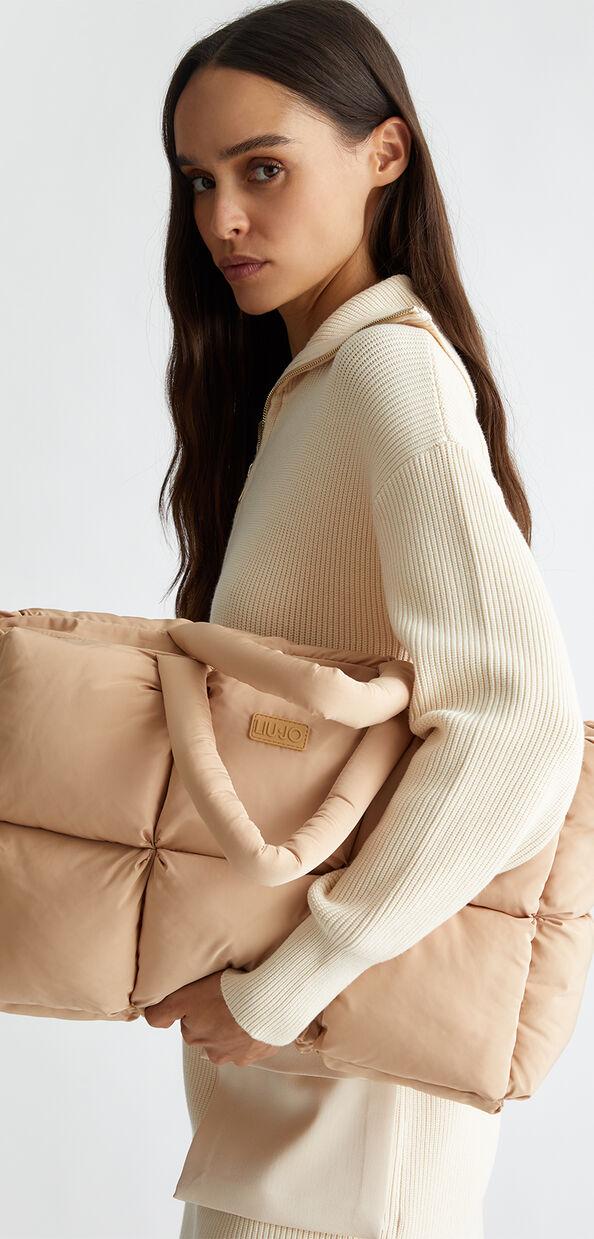 Liu Jo Shopping bag in nylon trapuntato