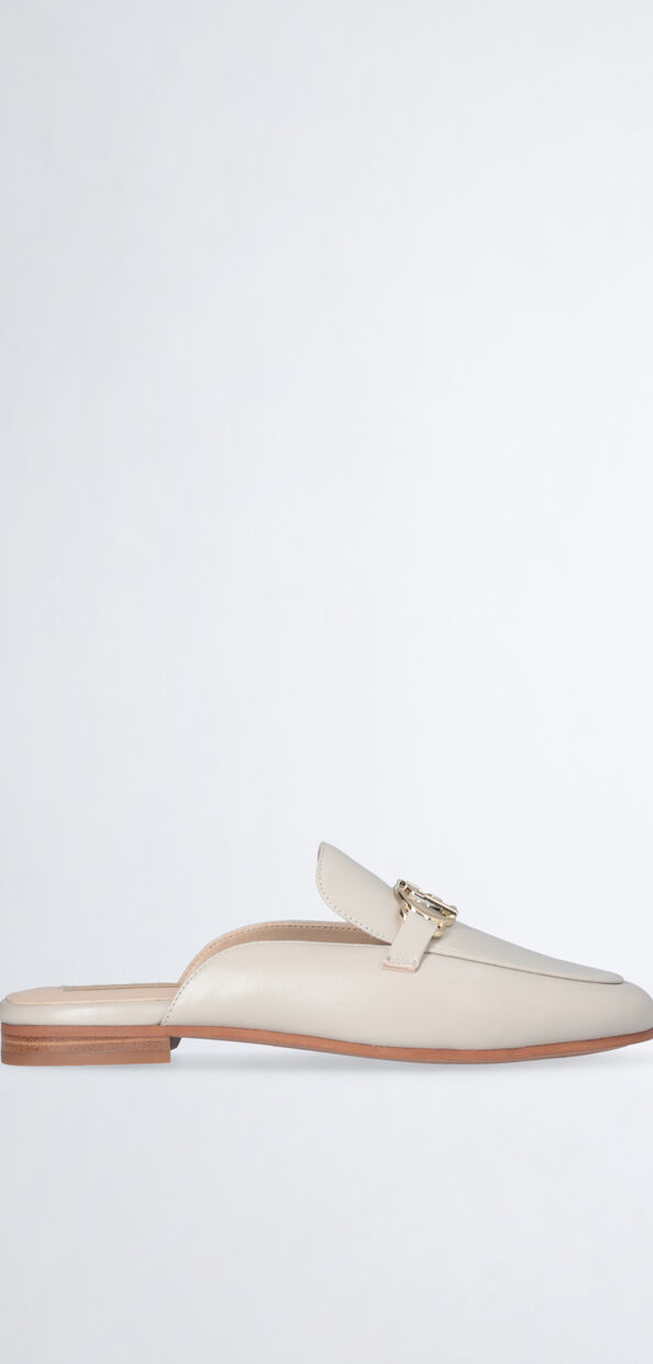 Liu Jo Slippers in pelle con logo