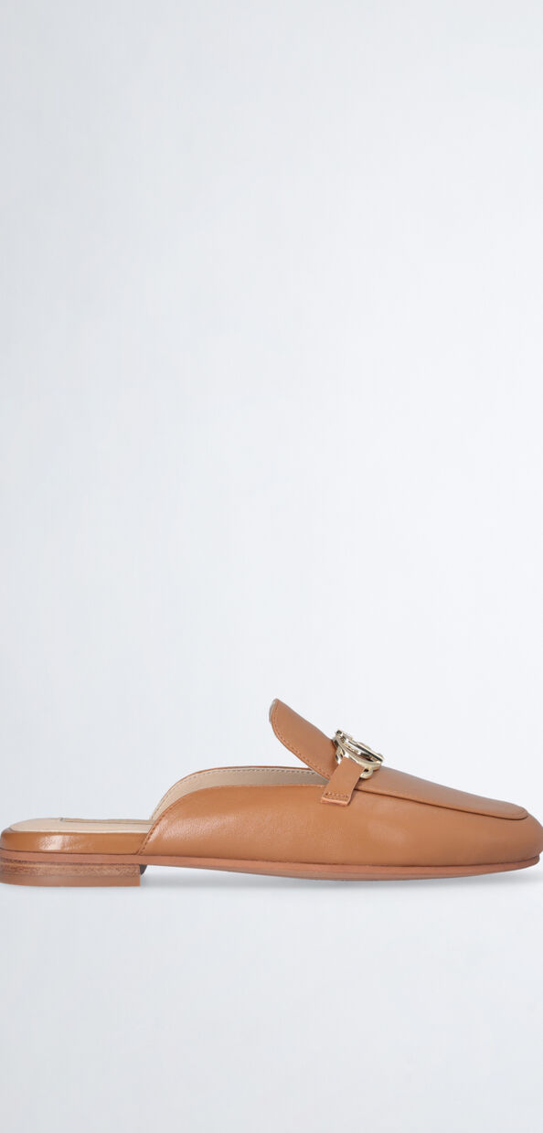 Liu Jo Slippers in pelle con logo