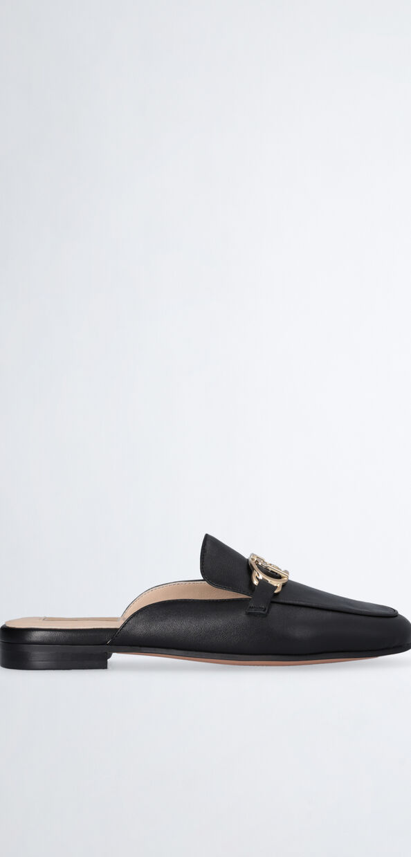 Liu Jo Slippers in pelle con logo