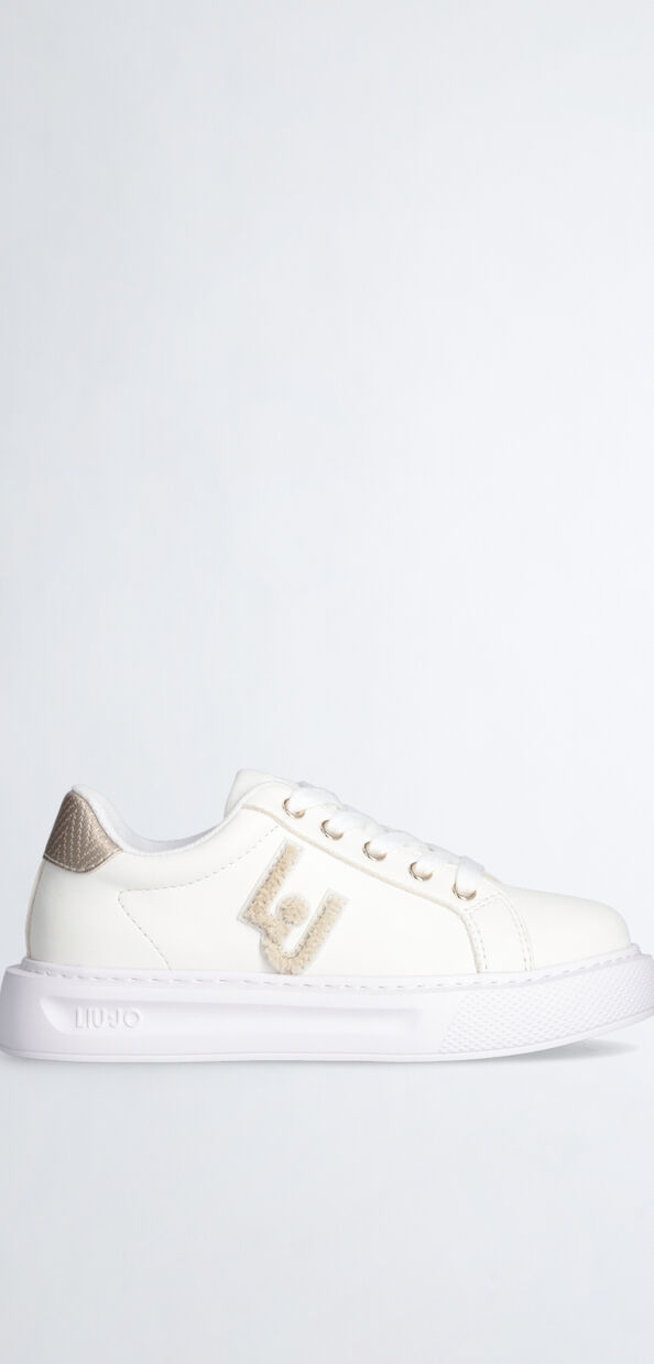 Liu Jo Sneakers bianche con patch logo