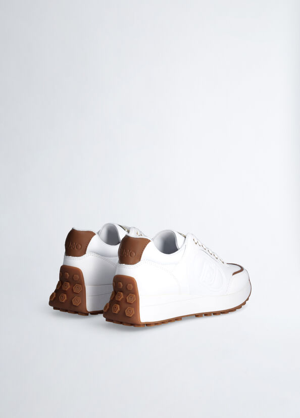 Liu Jo Sneakers Bianche In Pelle