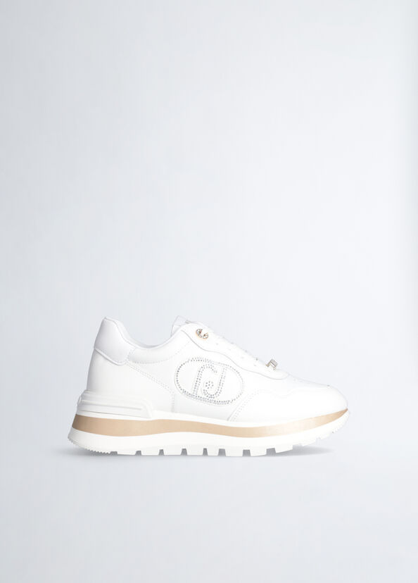 Liu Jo Sneakers Bianche In Pelle