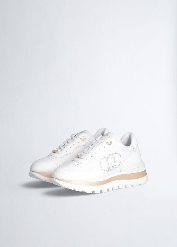 Liu Jo Sneakers Bianche In Pelle