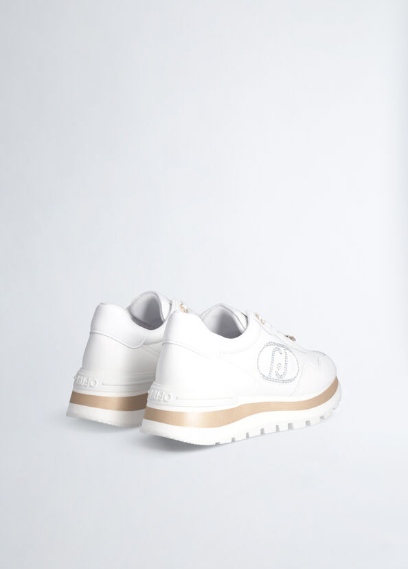 Liu Jo Sneakers Bianche In Pelle