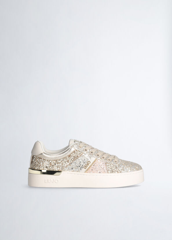 Liu Jo Sneakers Con Glitter Multicolor