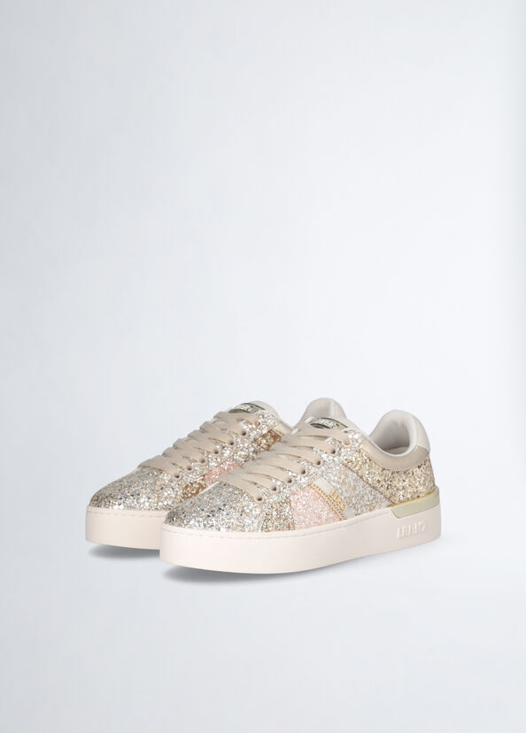 Liu Jo Sneakers Con Glitter Multicolor