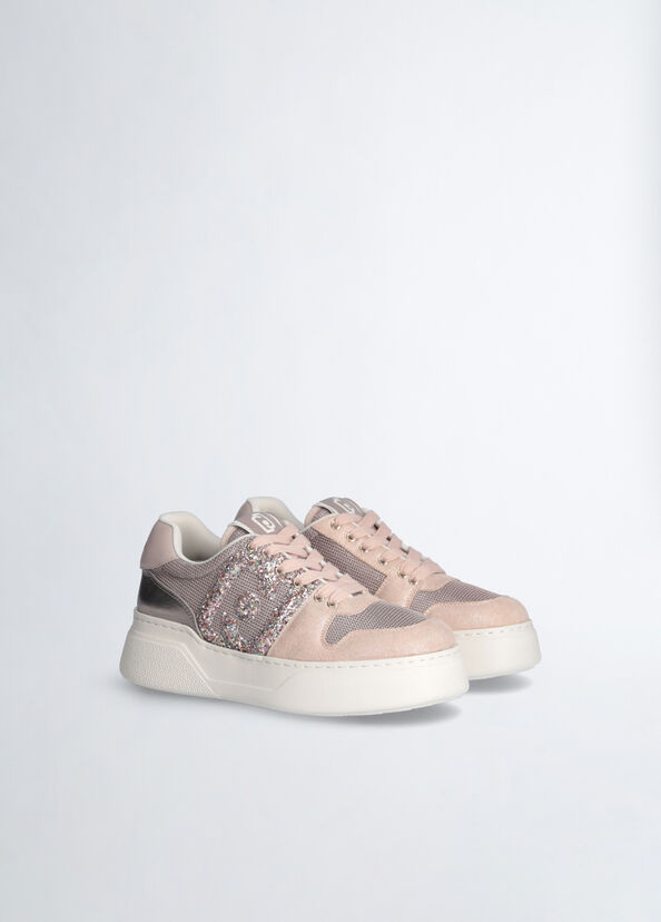 Liu Jo Sneakers Con Maxi Logo Glitter