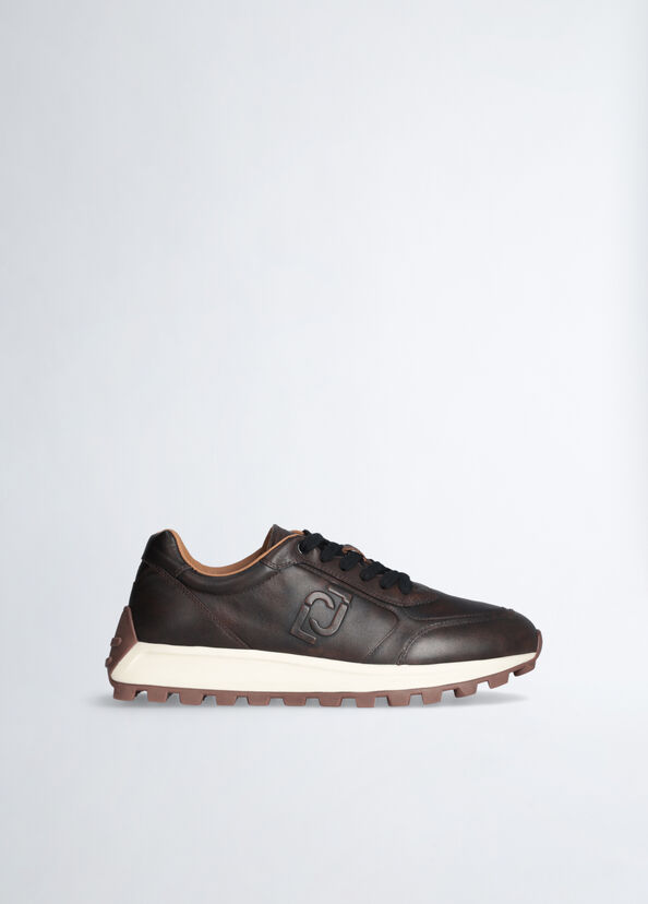 Liu Jo Sneakers Da Uomo In Pelle Spazzolata