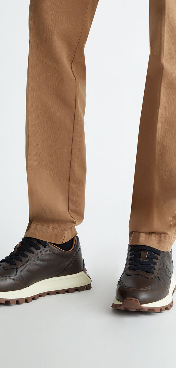 Liu Jo Sneakers da uomo in pelle spazzolata