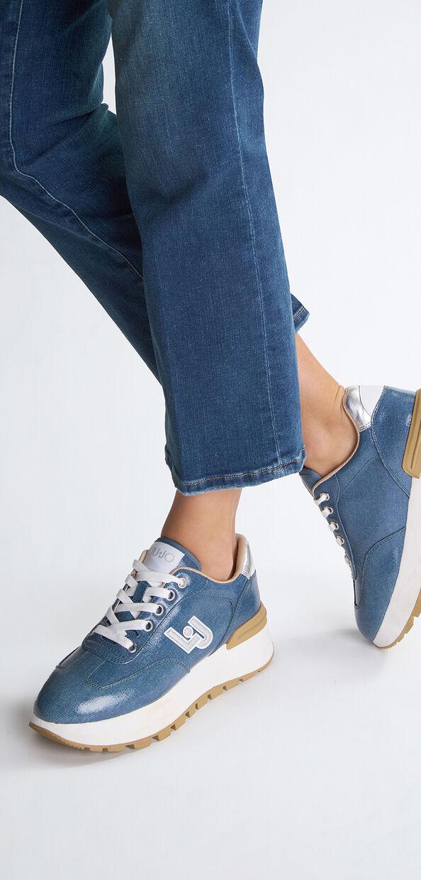 Liu Jo Sneakers in glossy denim