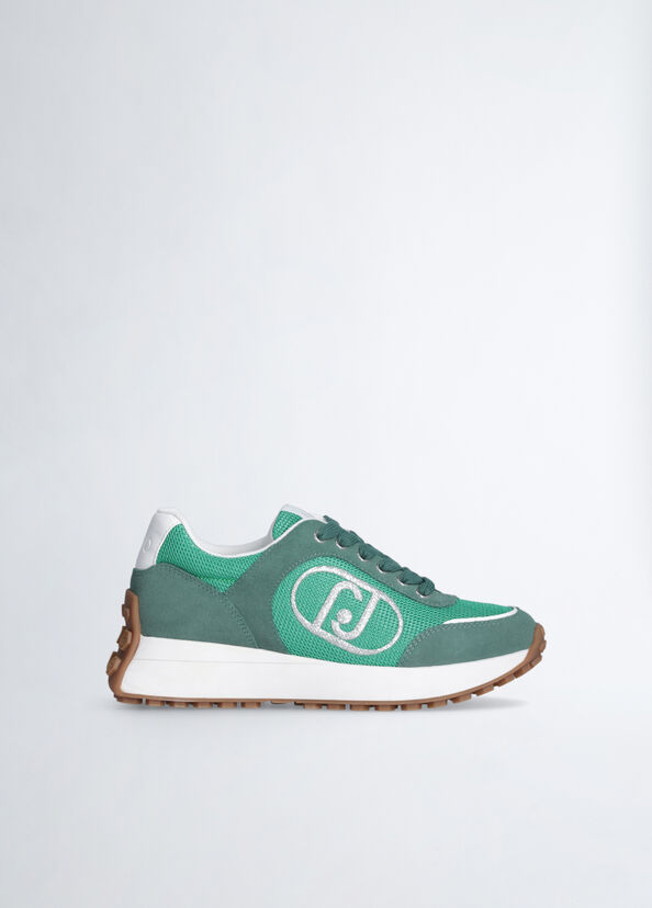 Liu Jo Sneakers In Suede E Brighty Mesh