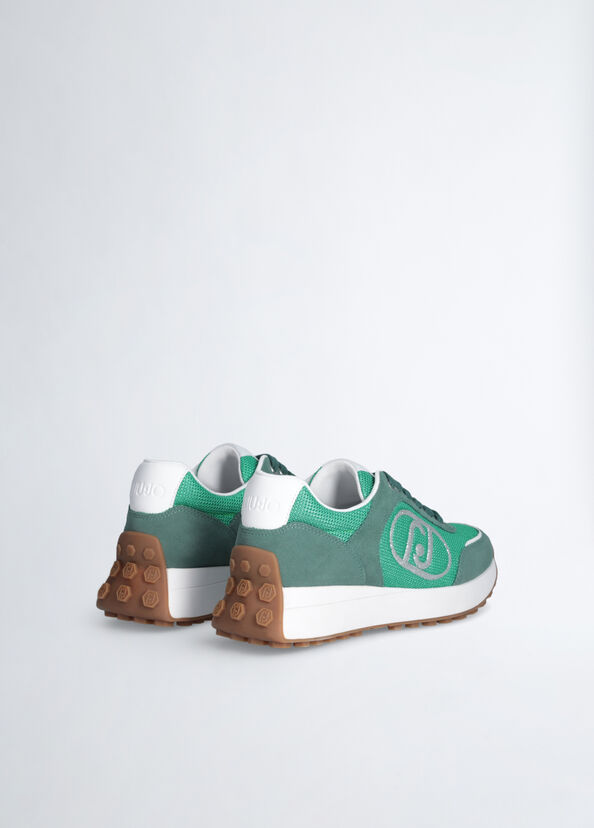 Liu Jo Sneakers In Suede E Brighty Mesh