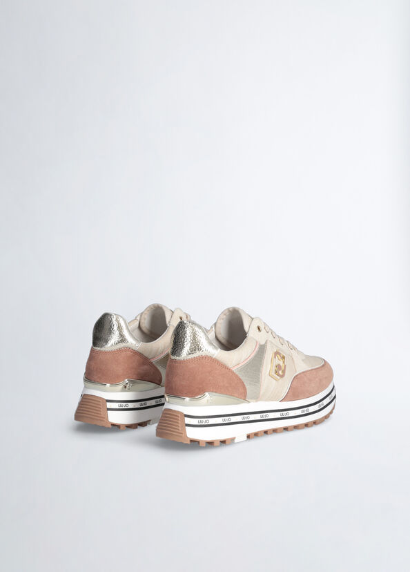Liu Jo Sneakers In Suede E Crackle