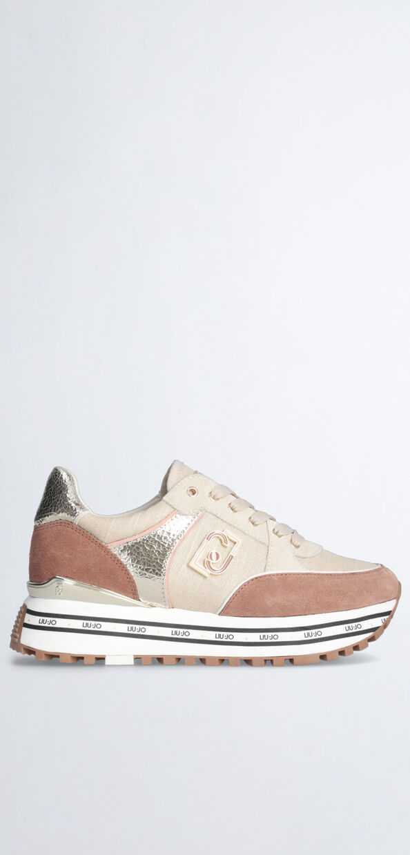 Liu Jo Sneakers in suede e crackle