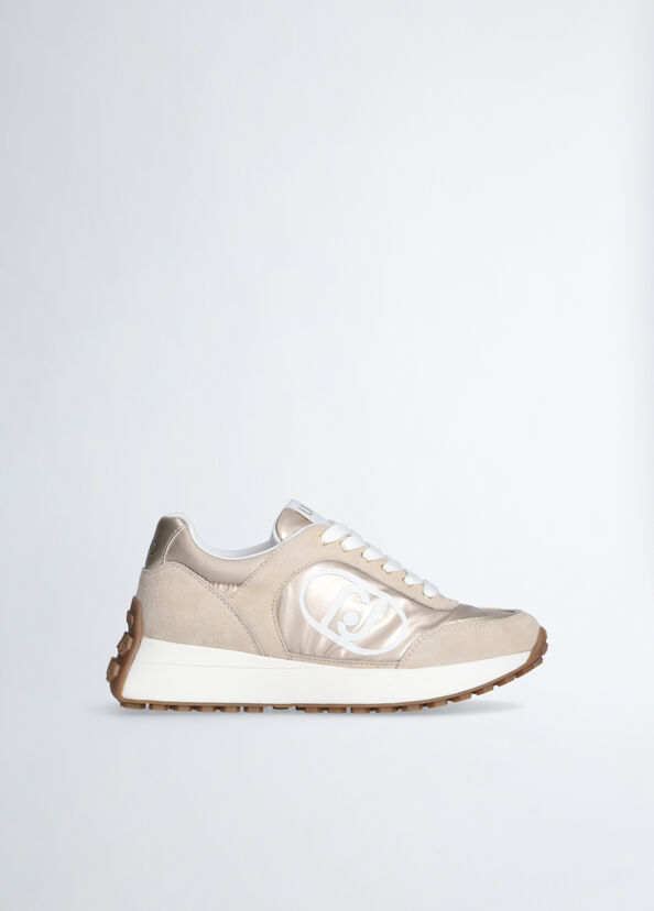 Liu Jo Sneakers In Suede E Nylon