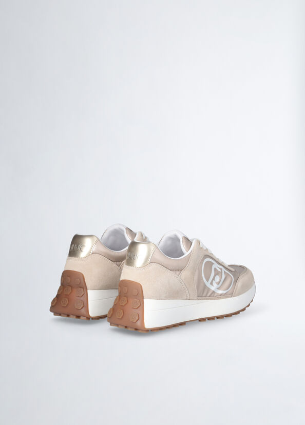 Liu Jo Sneakers In Suede E Nylon