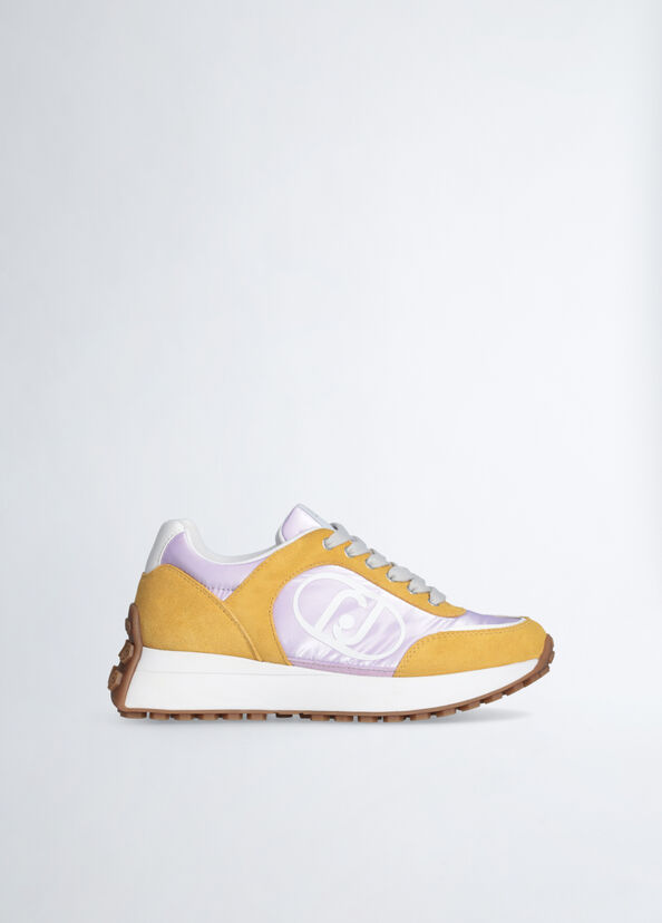 Liu Jo Sneakers In Suede E Nylon