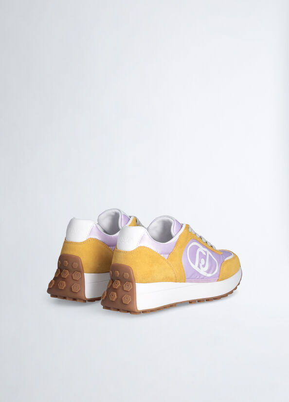 Liu Jo Sneakers In Suede E Nylon