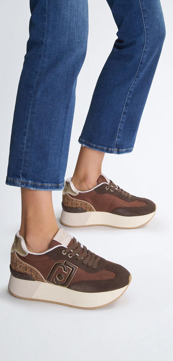 Liu Jo Sneakers monogram e brighty mesh