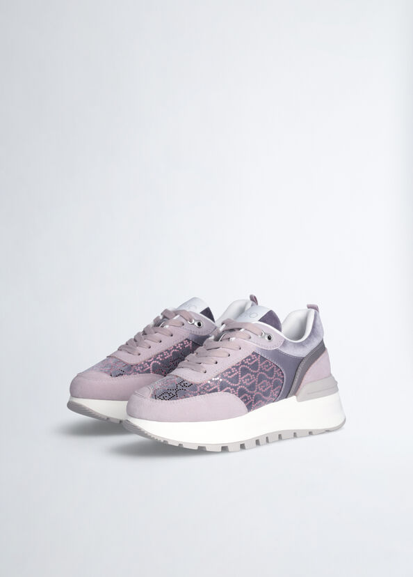 Liu Jo Sneakers Platform Con Micro Paillettes