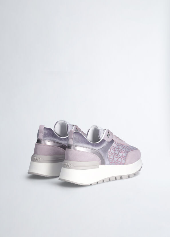 Liu Jo Sneakers Platform Con Micro Paillettes