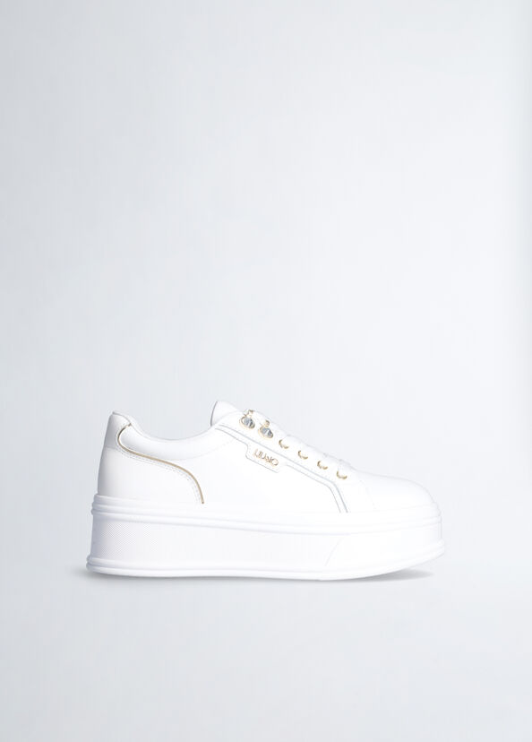 Liu Jo Sneakers Platform Con Pietre Gioiello