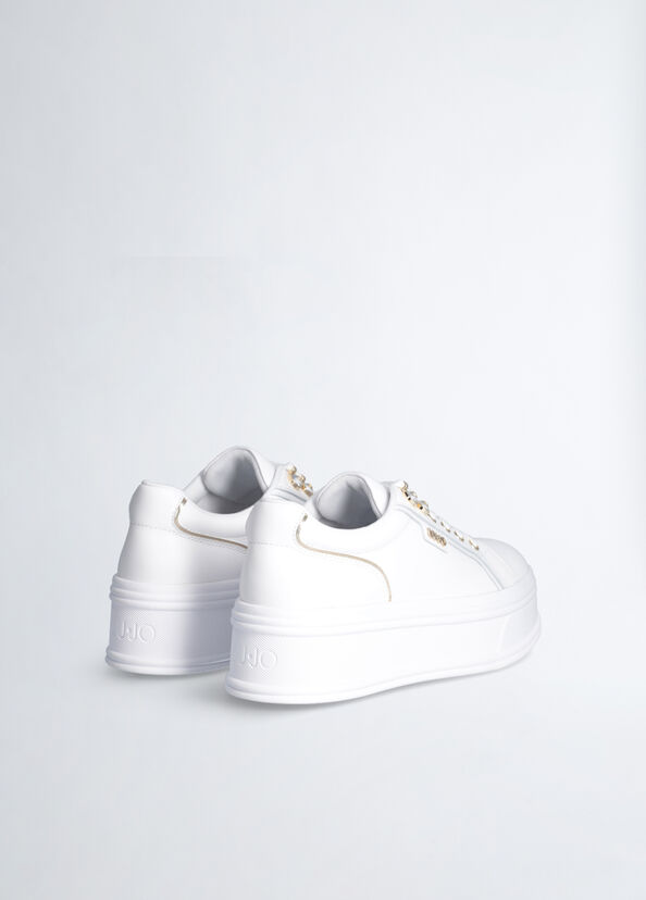 Liu Jo Sneakers Platform Con Pietre Gioiello