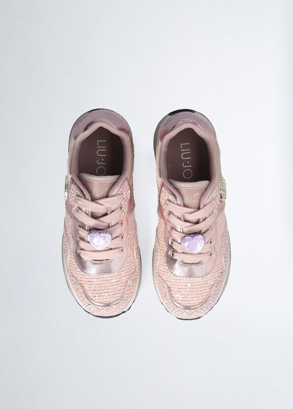 Liu Jo Sneakers Platform Full Glitter