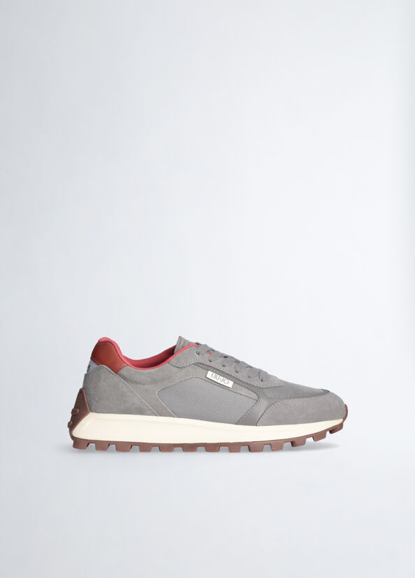 Liu Jo Sneakers Uomo In Suede E Mesh