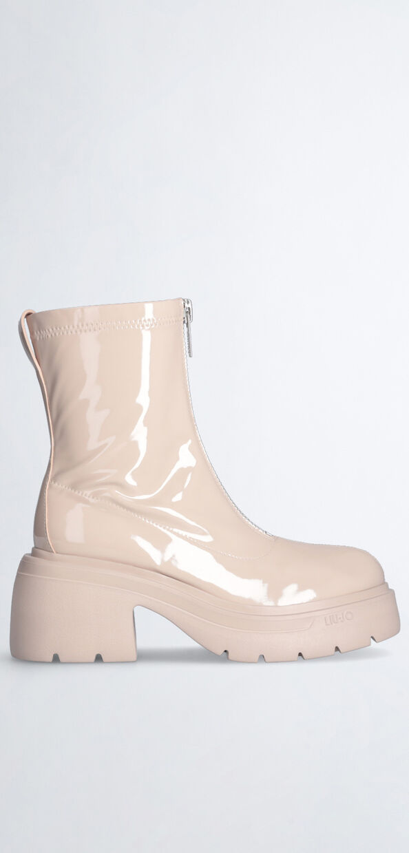 Liu Jo Stivaletti crema in vernice