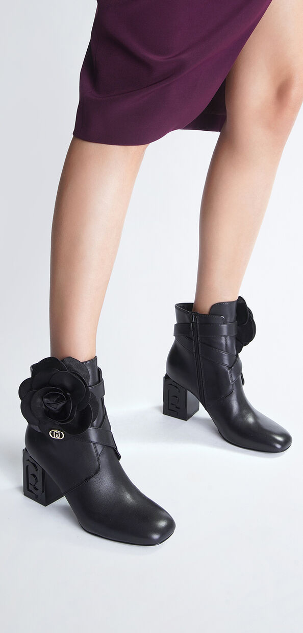 Liu Jo Stivaletti in pelle con fiore