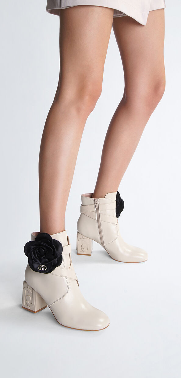 Liu Jo Stivaletti in pelle con fiore