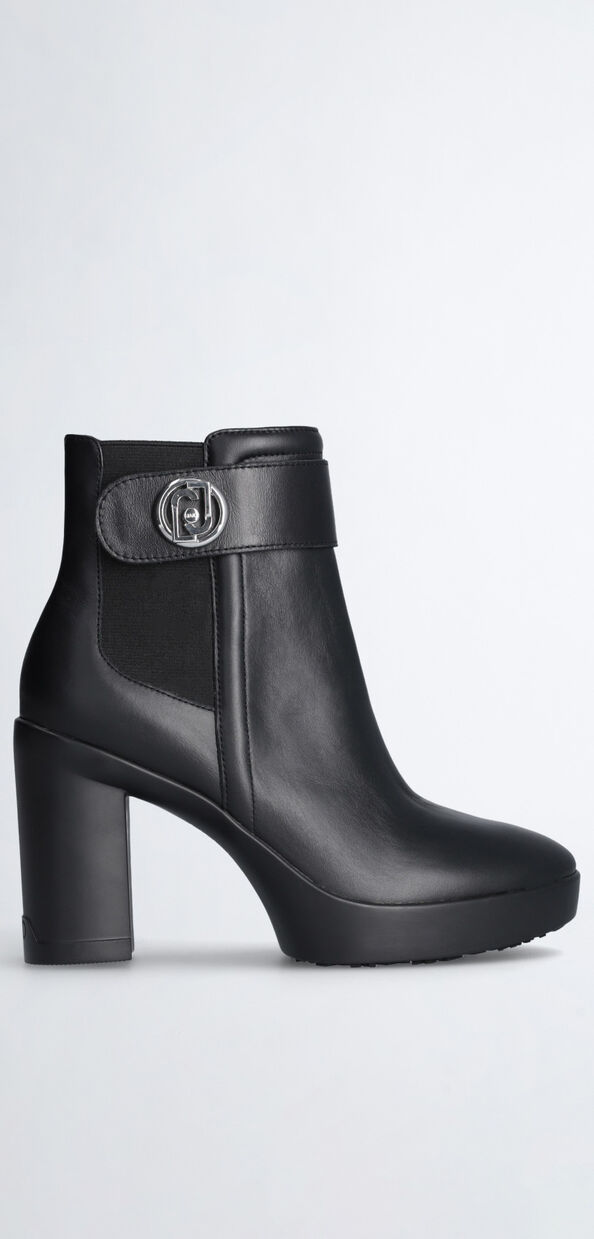 Liu Jo Stivaletti in pelle con tacco largo