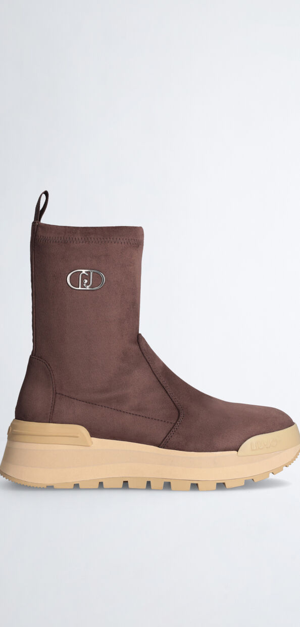 Liu Jo Stivaletti marroni con logo