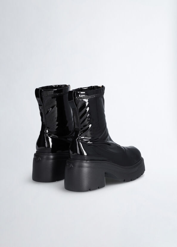 Liu Jo Stivaletti Neri In Vernice