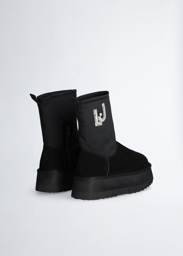 Liu Jo Stivaletti Warm Con Logo Gioiello