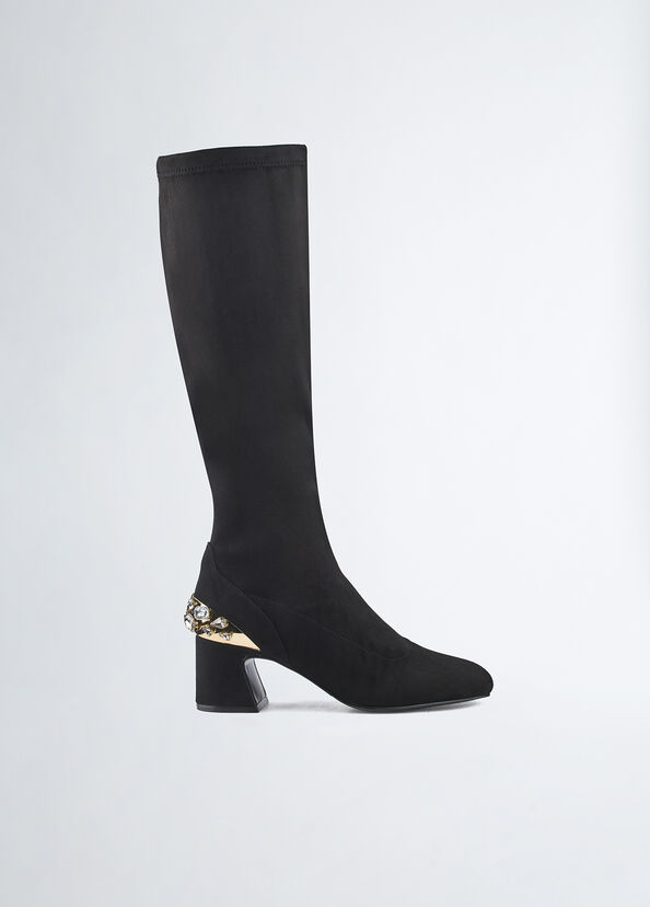 Liu Jo Stivali Alti Con Pietre Gioiello