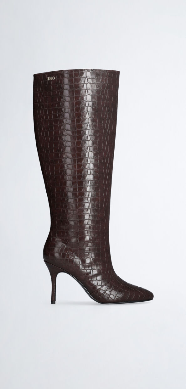 Liu Jo Stivali alti stampa coccodrillo