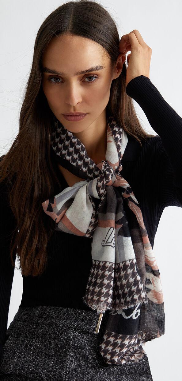 Liu Jo Stola check floreale