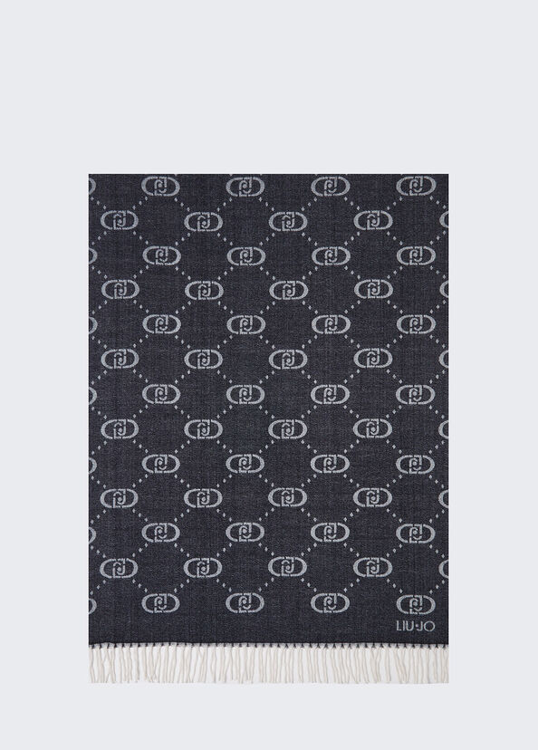 Liu Jo Stola Con Logo Jacquard