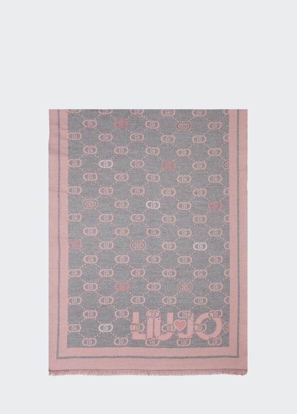 Liu Jo Stola Con Logo Jacquard