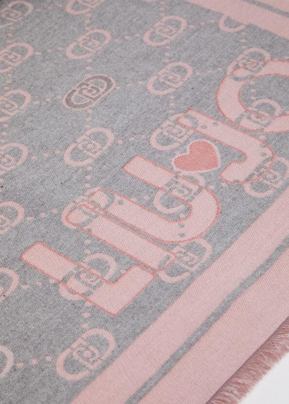 Liu Jo Stola Con Logo Jacquard