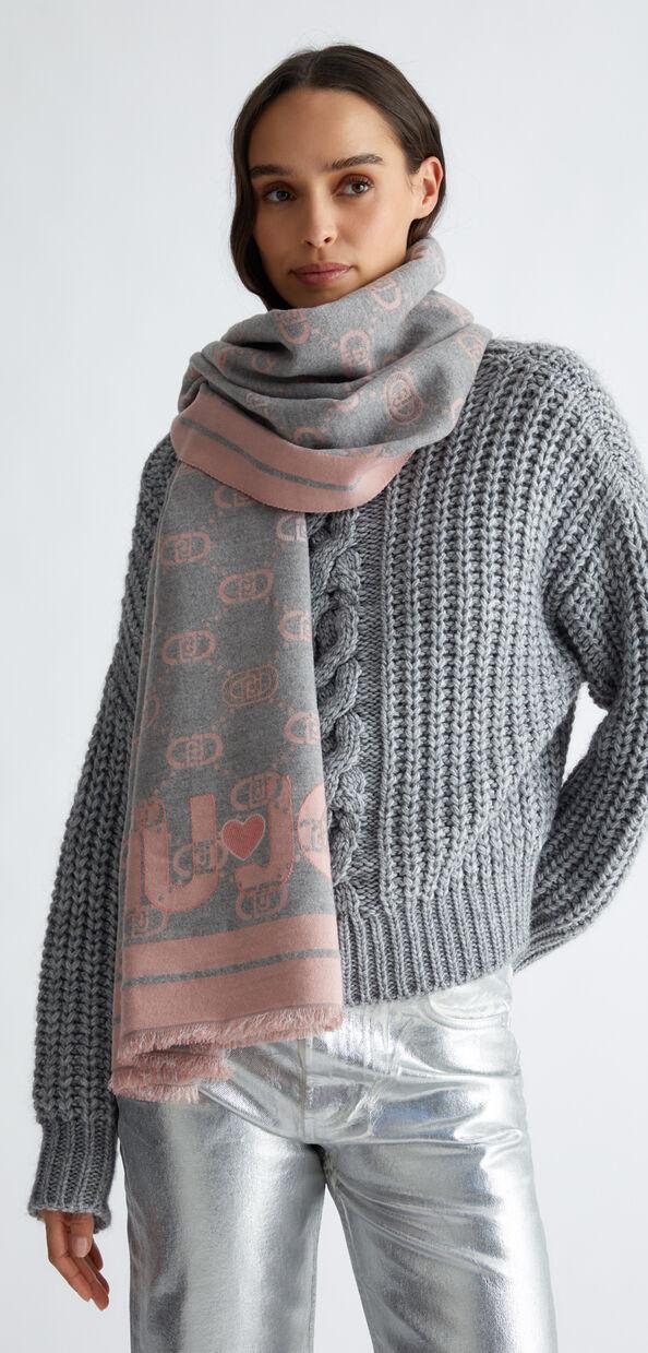 Liu Jo Stola con logo jacquard
