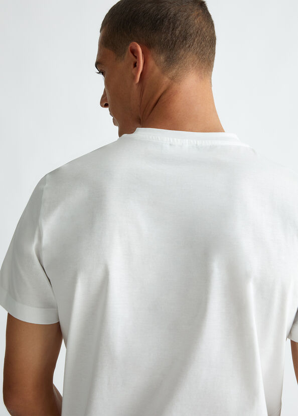 Liu Jo T-shirt Bianca Con Logo