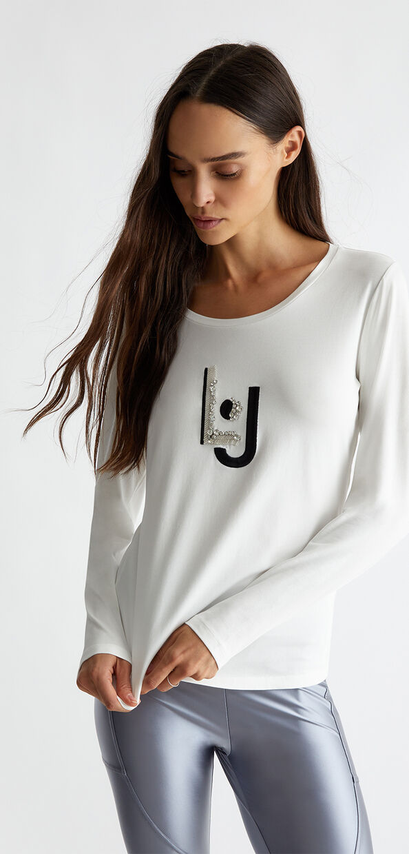 Liu Jo T-shirt con applicazioni
